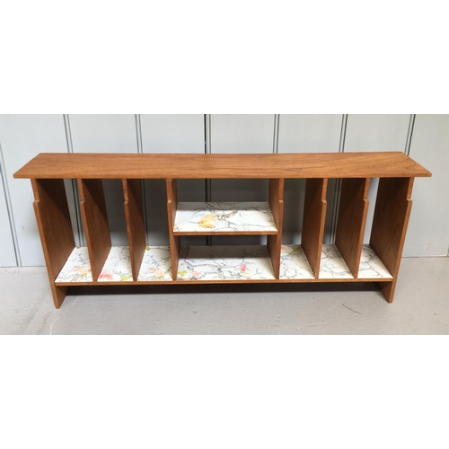 72 - A charming set of organiser shelves. Could be wall-mounted, or sit upon another piece of furniture.
... 