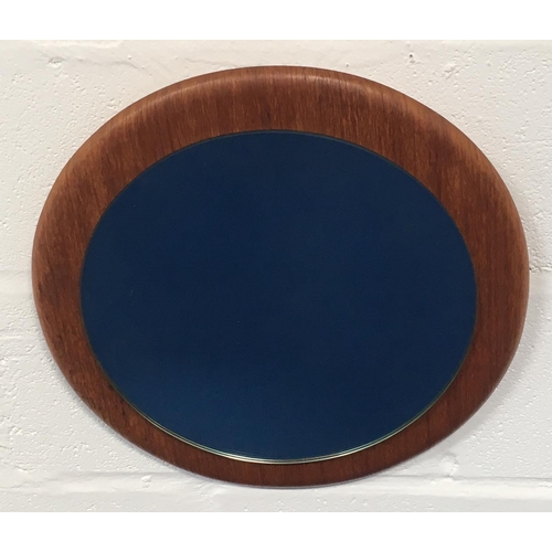 52 - A typical, round teak framed mirror from 1960's/1970's.
Dimensions(cm) H45 W45 D3