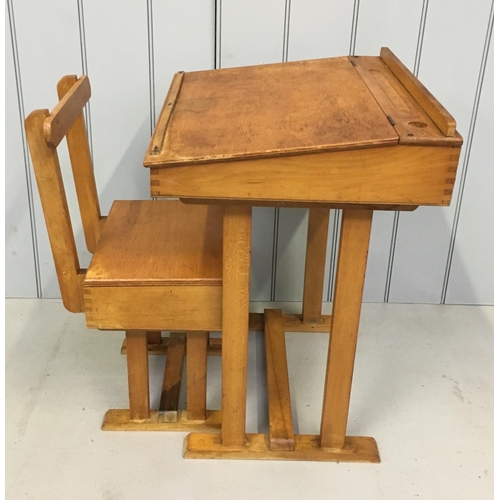 134 - A delightful child's desk & chair set by 