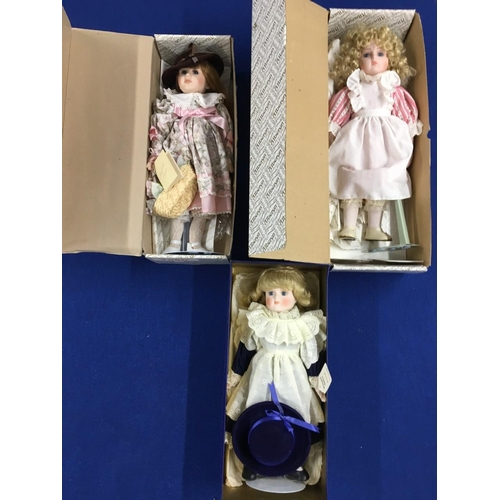 82 - Three Arlington Gallery Dolls - 