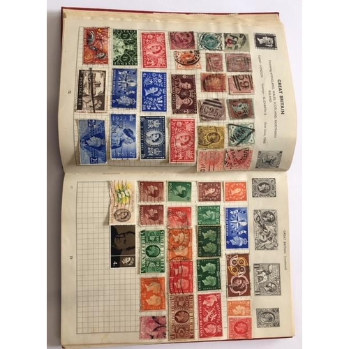 131 - A superb mixed lot of 2 stamp albums containing approximately 620 stamps from all over the World. Ma... 