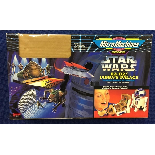 233 - Two Star Wars Micro-Machines Sets from Return of The Jedi. R2-D2/Jabba's Palace & Endor. Both sets h... 