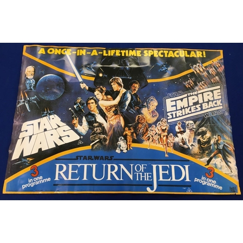 243 - Star Wars 3 in 1 1993 special edition poster, 1997 Yoda collage poster and All I Need to Know.......... 