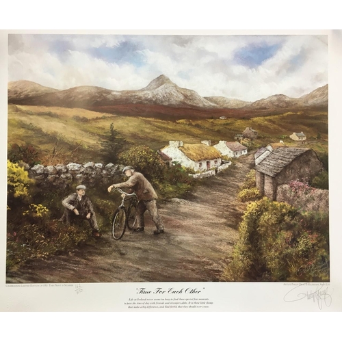 267 - Four unframed limited edition, signed prints by Irish artist, Philip Gray. All have certificates of ... 