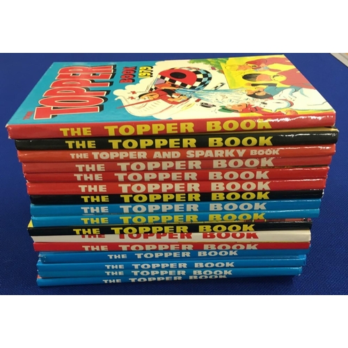 62 - A large collection of 16 Topper Annuals. Every edition from 1979-1994 inclusive. Exceptionally good ... 