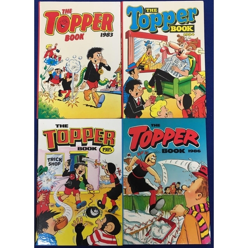 62 - A large collection of 16 Topper Annuals. Every edition from 1979-1994 inclusive. Exceptionally good ... 