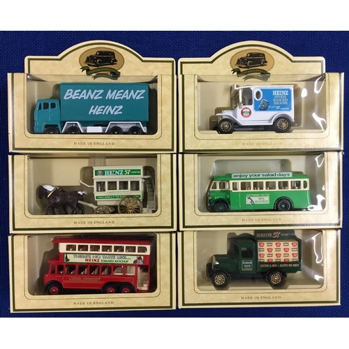 118 - A promotional set of six Lledo Heinz vehicles.
As new, appear unopened.