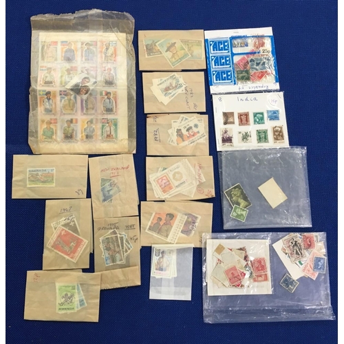 128 - A mixed lot of stamps from across the World. Dates from 1950's onwards.