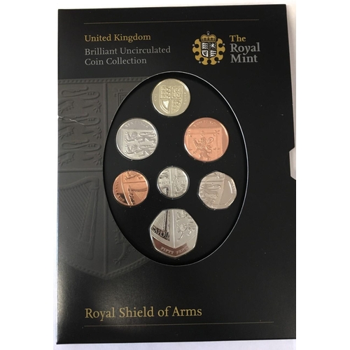 153 - Royal Mint 2008 UK Coin Collection in Presentation Folder (£1/50p/20p/10p/5p/2p/1p)