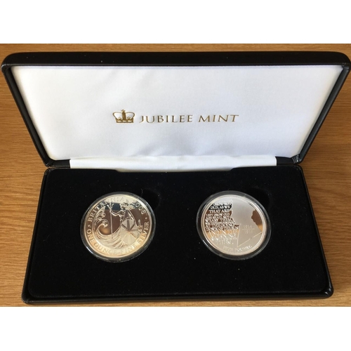 165 - 2018 Falkland Islands Queen's Sapphire Set by Jubilee Mint. limited to 499 pieces worldwide.
Include... 