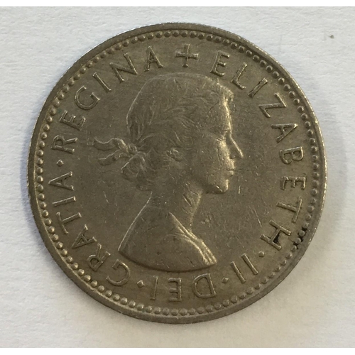 179 - A selection of ten UK coins 1963-67.
1963 Shilling (x3); 1964 Sixpence; 1965 & 1967 Halfpennies; 196... 