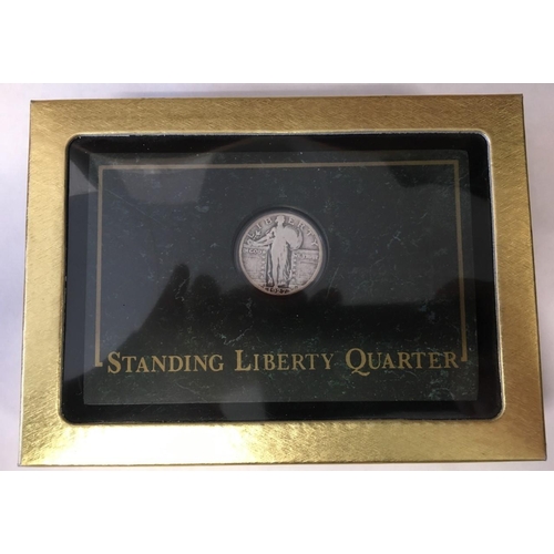 186 - 1927 Boxed Standing Liberty Quarter