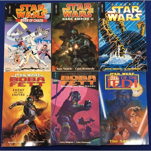 241 - A good collection of rare Boxtree Star Wars books.
Classic Star Wars Book 2; Dark Empire II; River o... 