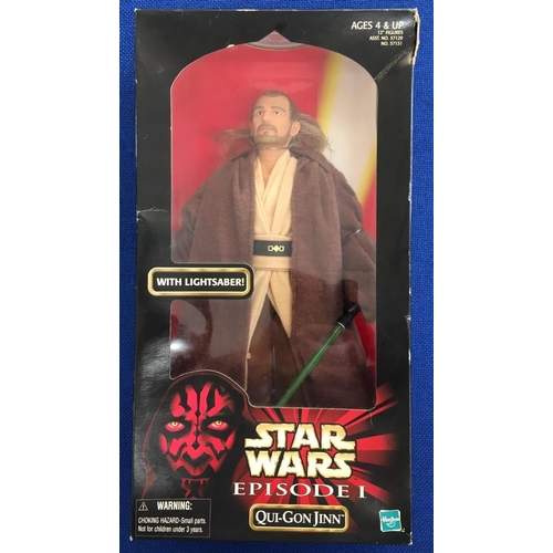 249 - A Hasbro Star Wars Episode 1 Qui-Gon Jinn Figure.
Unopened from 1998.
12