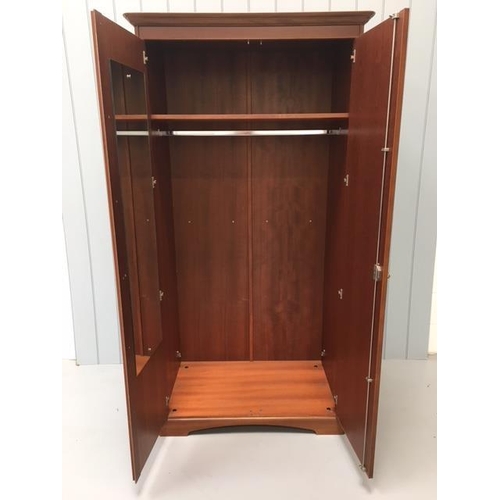 639 - A substantial, vintage Stag Double Wardrobe.
Dimensions(cm) H199 W99 D63