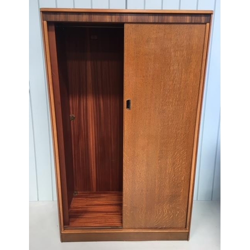 641 - A good Austinsuite Double Wardrobe. Wardrobe has two sliding doors and a single hanging rail.
Dimens... 