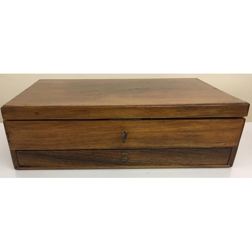 106 - A magnificent mid 19th century Anglo-Indian Rosewood & Ivory Sewing Box.
Incorporates many compartme... 