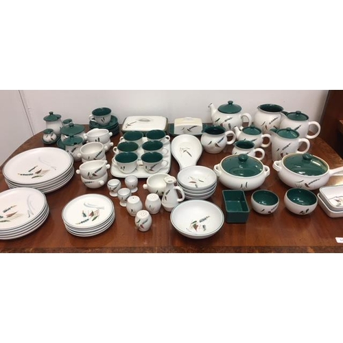 316 - A large collection of Denby 