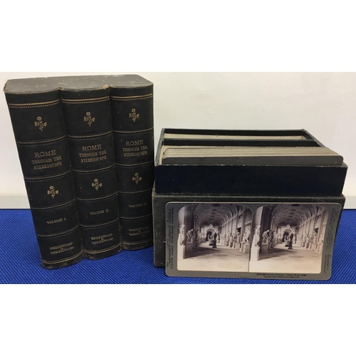 386 - A large lot of rare Stereoviewers (x2), together with over 300 photocards. Includes 270 WWI image ca... 