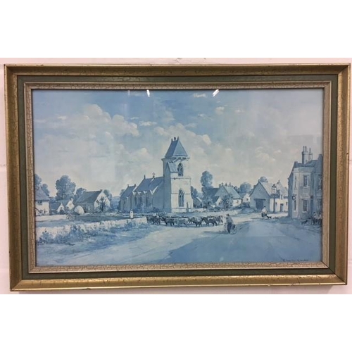 260 - A limited edition, pair of framed Lithograph prints by Charles Ernest Condall. Scenes of Bradford up... 