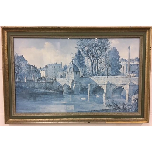 260 - A limited edition, pair of framed Lithograph prints by Charles Ernest Condall. Scenes of Bradford up... 