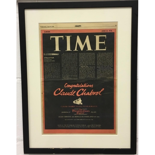 434 - 2 framed musical related items. Both co-scripted by Allan Scott. 
Dimensions(cm) H53/39 W40/25 D2/2