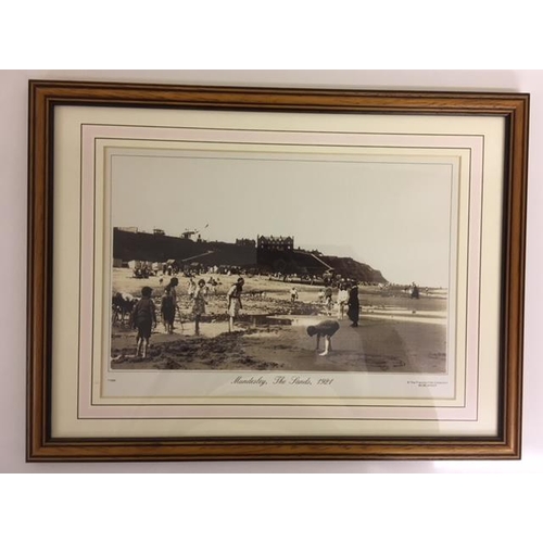 429 - Vintage Framed Photographs of Norfolk (x3).
Two Francis Frith collection - Cromer Pier 1902 & Mundes... 