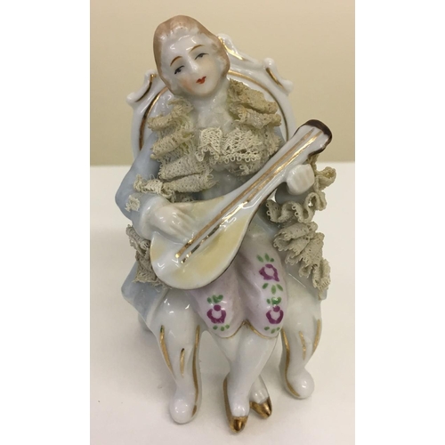 447 - A mixed lot including five mid-century sherry glasses (green stemmed), a silver-plated battery clock... 