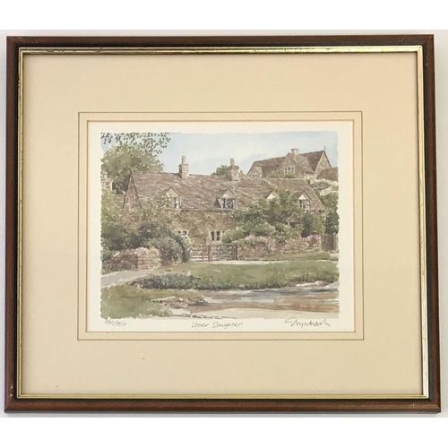 427 - A pair of limited edition, signed prints by Glyn Marsh. Both Cotswold scenes. 