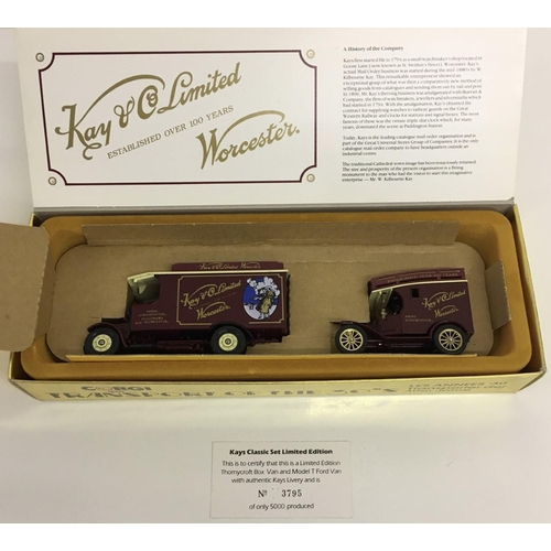 246 - Corgi Classics Set - Kays. Includes Thornycroft van & Model T Ford van. Limited edition 3795/5000.