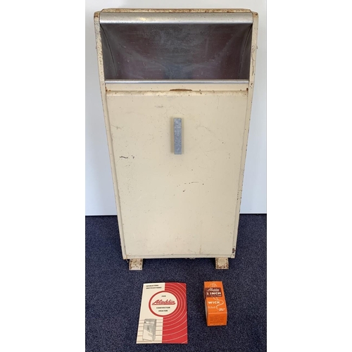A vintage, 1957 Paraffin Heater by Aladdinique. Complete with wick and  original instructions. Untest