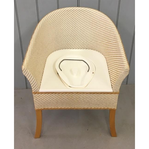 163B - A modern, cane Commode Chair.
Dimensions(cm) H78 (46 to seat) W60 D50