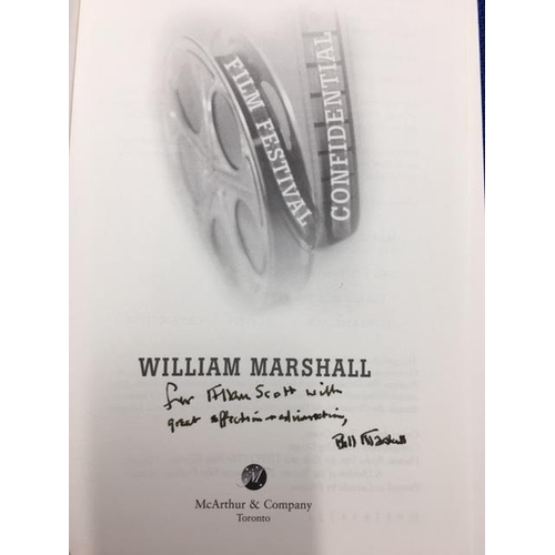 312 - A signed copy of Film Festival Confidential, by William Marshall, 2005.