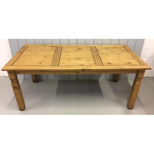 16 - A softwood Dining Table.
Dimensions(cm) H77 W182 D92