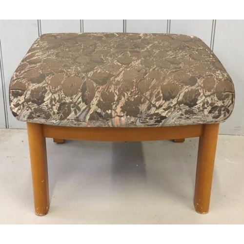 111 - A beige, fabric upholstered Footstool.
Dimensions(cm) H40 W53 D45