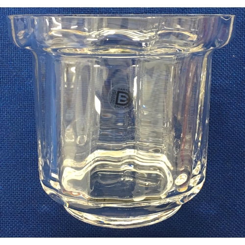 214 - A quality crystal ripple effect bowl by Dartington
Dimensions(cm) H13 W15