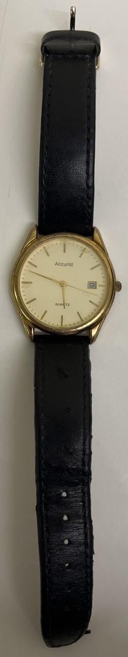 A vintage gents watch, by Accurist. Model SP1U 3012. Appears in full ...