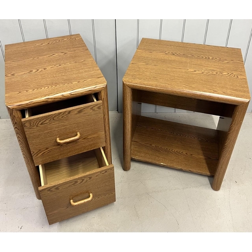 157 - A matching, contemporary computer trolley & matching two drawer filing cabinet.
Dimensions(cm) H68/6... 