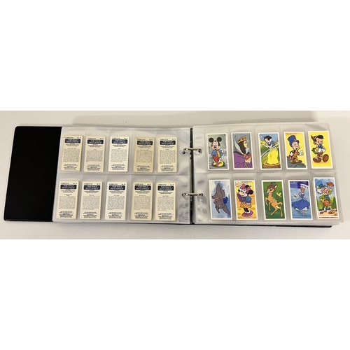 308 - A cigarette card album, with 96 sleeves of full sets of cards.