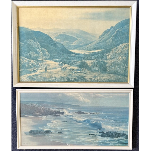 337 - A selection of 18 landscape/building prints, together with three unopened frames & a humorous cricke... 