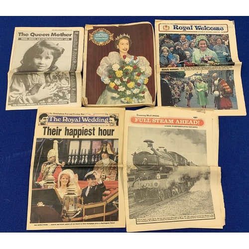 270H - A wide range of Royal memorabilia in the form of 32 books, newspapers and magazines.