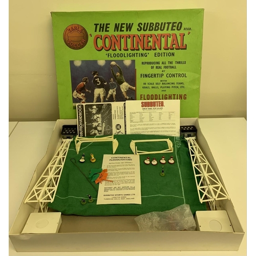 2496 - A boxed Subbuteo Continental Floodlighting Set (incomplete). Dates from early 1970's.