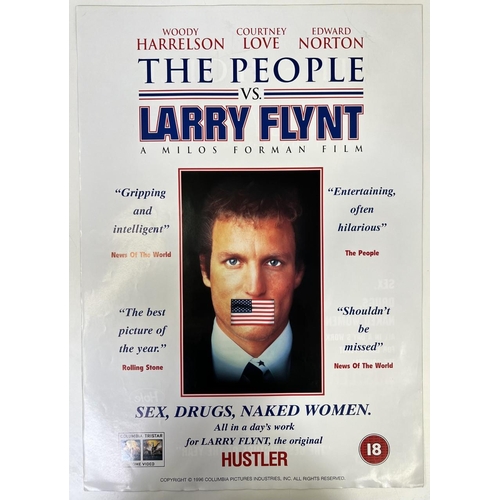 2685 - An unframed double sided movie poster of the film 'The People vs Larry Flynt'. 60cm x 42cm