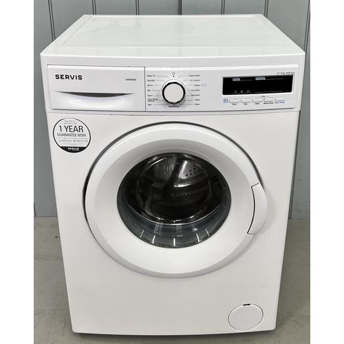 831 - A Servis LW840W, 1400 spin, washing machine. Tested & appears in full working order. Dimensions(cm) ... 