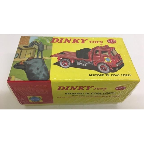 2038 - Atlas Editions Dinky 425 Bedford TK Coal Lorry with Coal Sacks & Scales. Still Cellophane Sealed.