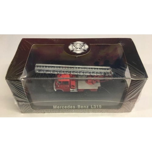 2152 - Atlas Editions Fire Vehicle 4144107 Mercedes-Benz L319. Still cellophane sealed.