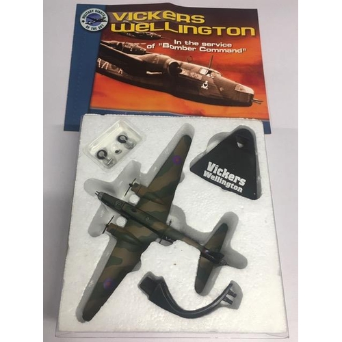 2168 - Atlas Editions Military Giants of the Sky 3903005 1:144 Scale Vickers Wellington'.