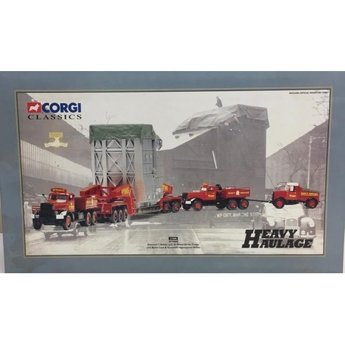 2189 - Corgi 31009 1:50 Scale Diamond T Ballast (x2) 24 Wheel Grinder Trailer with Boiler Load & Scammell H... 