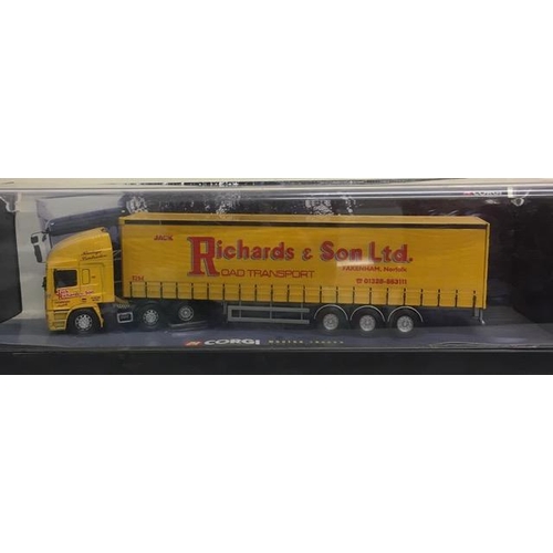 2194 - Corgi 75204 1:50 Scale ERF Curtainside ‘Jack Richards & Son’.