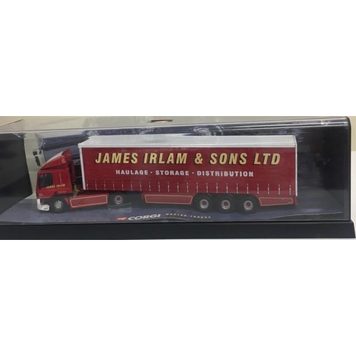 2196 - Corgi 75401 1:50 Scale Leyland DAF Curtainside - ‘James Irlam & Sons Ltd’.